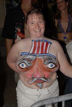 Body Painting 2008 photo - Duval Street, Key West